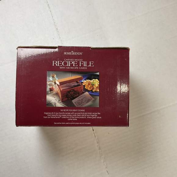 New in Box Vintage Recipe Box - Picture 7 of 9